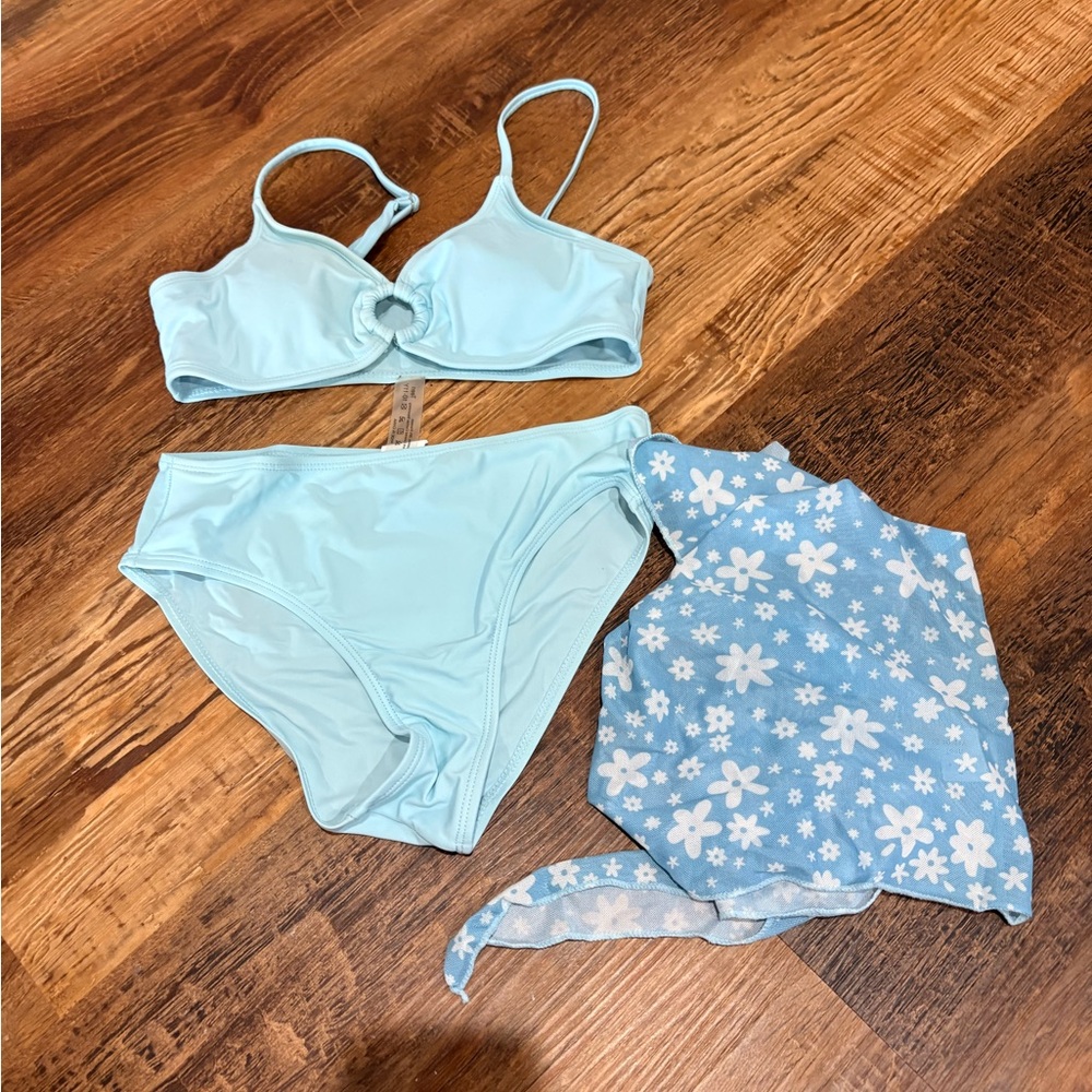 Kids Swimwear Set in Light Blue